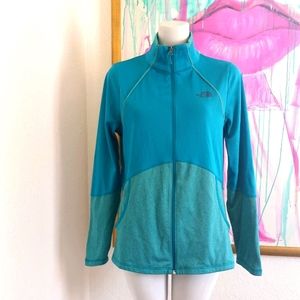 North Face Blue Zip Up Jacket
